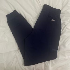 Figs - High Waisted Zamora Scrub Pants - Navy, Small